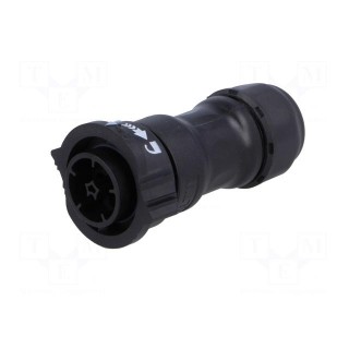 Connector: circular | male | plug | crimped | PIN: 5 | 14AWG÷12AWG | IP68
