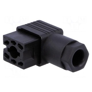 Connector: square | Series: G | plug | female | PIN: 6 | tinned | IP65 | 50V