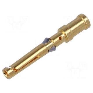 Contact | female | 1.5mm2 | 16AWG | gold-plated | crimped | bulk | 10A
