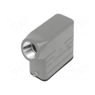 Enclosure: for HDC connectors | size D10A | for cable | for latch