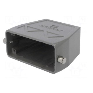 Enclosure: for HDC connectors | size D16B | for cable | for latch