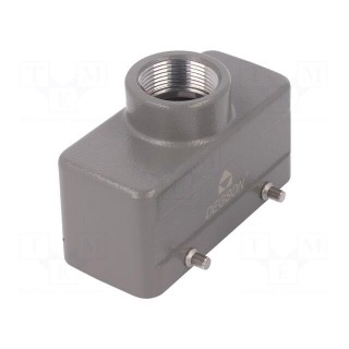 Enclosure: for HDC connectors | size D16B | for cable | straight