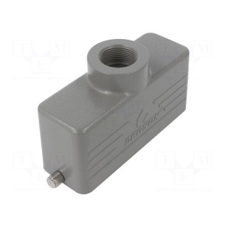 Enclosure: for HDC connectors | size D24B | for cable | for latch