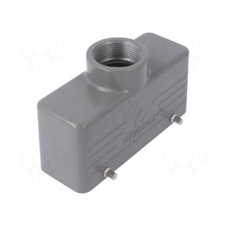 Enclosure: for HDC connectors | size D24B | for cable | straight