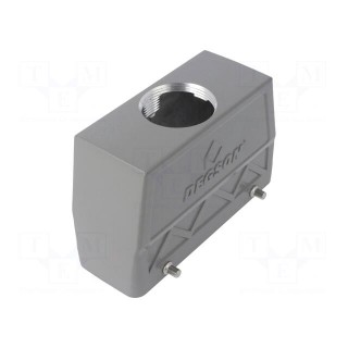 Enclosure: for HDC connectors | size D24B | for cable | straight