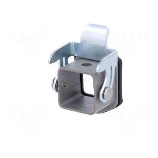 Enclosure: for HDC connectors | size D3A | for latch | straight