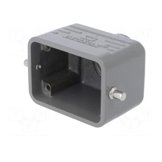 Enclosure: for HDC connectors | size D6B | for cable | for latch