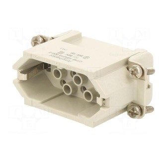 Connector: HDC | contact insert | male | C146,heavy|mate D | PIN: 15