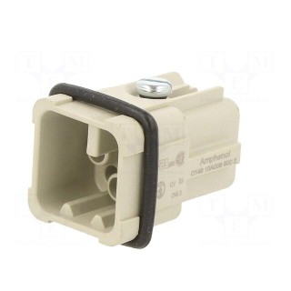 Connector: HDC | contact insert | male | C146,heavy|mate D | PIN: 8