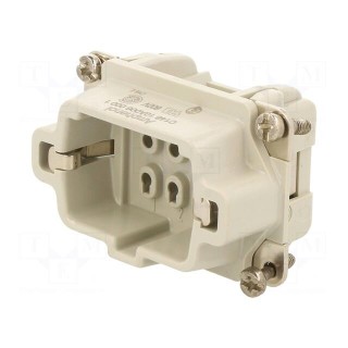 Connector: HDC | contact insert | male | C146,heavy|mate E | PIN: 6