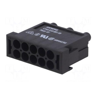 Connector: HDC | module | male | C146,heavy|mate M | PIN: 10 | 400V