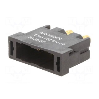 Connector: HDC | module | male | C146,heavy|mate M | PIN: 2 | pneumatic
