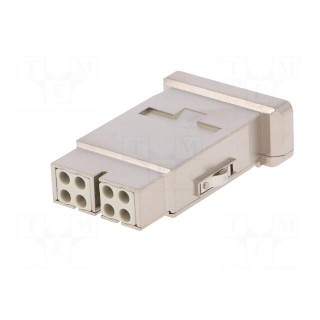 Connector: HDC | module,contact insert | female | C146,MegaBit | 50V