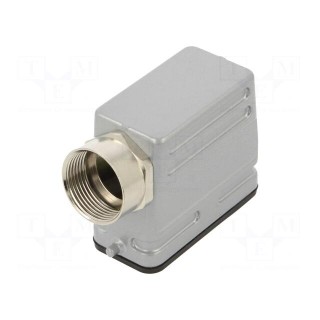 Enclosure: for HDC connectors | C146 | size A10 | for cable | angled