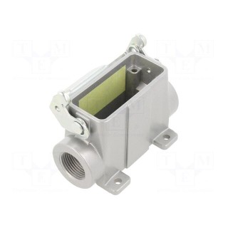 Enclosure: for HDC connectors | C146 | size A10 | with latch | M20