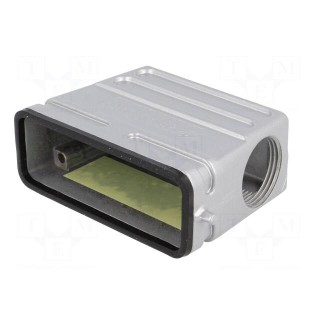 Enclosure: for HDC connectors | C146 | size A16 | for cable | angled