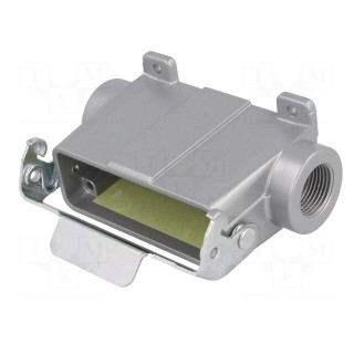 Enclosure: for HDC connectors | C146 | size A16 | with latch | M20