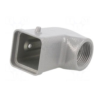 Enclosure: for HDC connectors | C146 | size A3 | for cable | angled