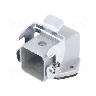 Enclosure: for HDC connectors | C146 | size A3 | with latch | angled