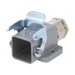 Enclosure: for HDC connectors | C146 | size A3 | with latch | M20