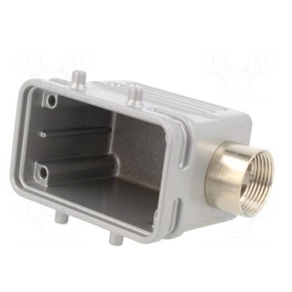 Enclosure: for HDC connectors | C146 | size E10 | for cable | angled