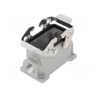 Enclosure: for HDC connectors | C146 | size E10 | with double latch