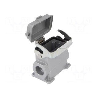 Enclosure: for HDC connectors | C146 | size E10 | with latch | M25