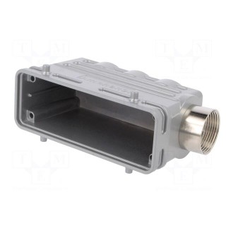 Enclosure: for HDC connectors | C146 | size E24 | for cable | angled