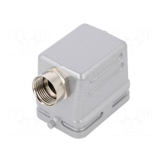 Enclosure: for HDC connectors | C146 | size E6 | for cable | angled