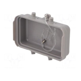 Protection cover | C146 | size E10 | for double latch | polyamide