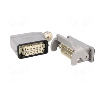 Connector: HAN | male + female | plug + socket | Han Kit | PIN: 10