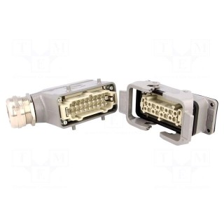 Connector: HAN | male + female | plug + socket | Han Kit | PIN: 16