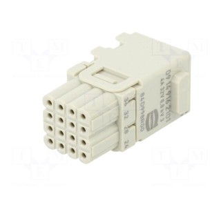 Connector: HDC | module | female | Han-Modular® Domino | PIN: 16