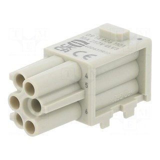 Connector: HDC | module | female | Han-Modular® Domino | PIN: 6