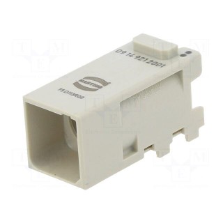 Connector: HDC | module | male | Han-Modular® Domino | PIN: 1