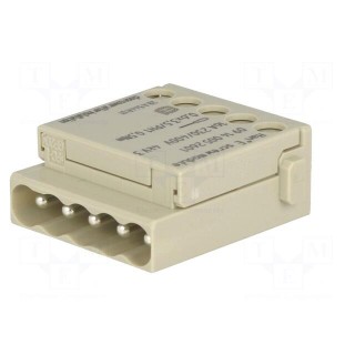 Connector: HDC | module | male | Han-Modular® | PIN: 5 | screw terminal