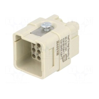 Connector: HDC | contact insert | female | Han Q | PIN: 21 | size 3A
