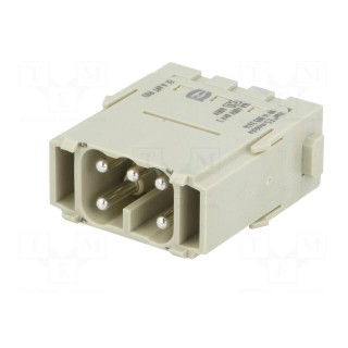 Connector: HDC | module | male | Han-Modular® | PIN: 5 | spring clamp