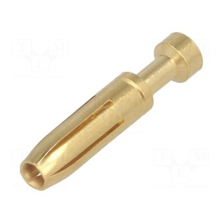 Contact | female | 1mm2 | Han E | gold-plated | crimped | 16A
