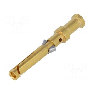 Contact | female | copper alloy | nickel plated,gold-plated | Han® D