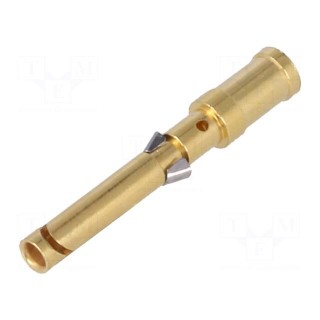 Contact | female | copper alloy | nickel plated,gold-plated | 2.5mm2
