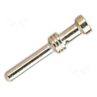 Contact | male | copper alloy | silver plated | 1.5mm2 | Han E® | short