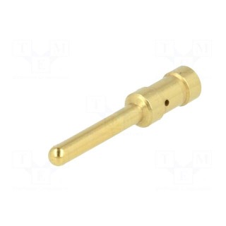 Contact | male | copper alloy | gold-plated | 4mm2 | 12AWG | Han E® HMC