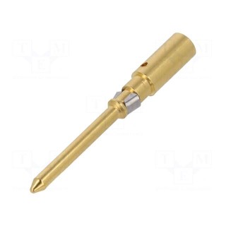 Contact | male | 2.5mm2 | Han D | nickel plated,gold-plated | crimped