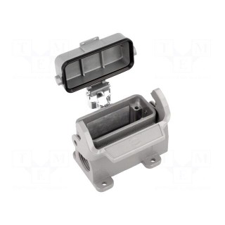 Enclosure: for HDC connectors | Han® A | size 10A | with latch | M20
