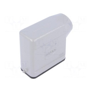 Enclosure: for Han connectors | Han | size 10A | for cable | angled