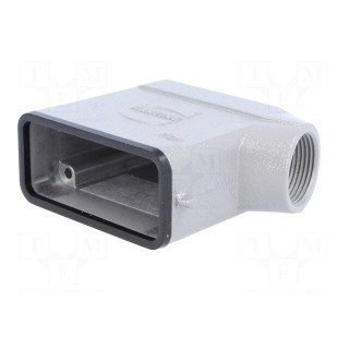 Enclosure: for Han connectors | Han | size 10A | for cable | angled