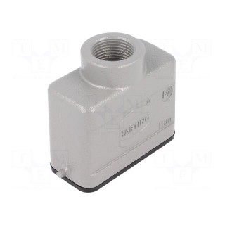 Enclosure: for HDC connectors | Han® A | size 10A | for cable | M20
