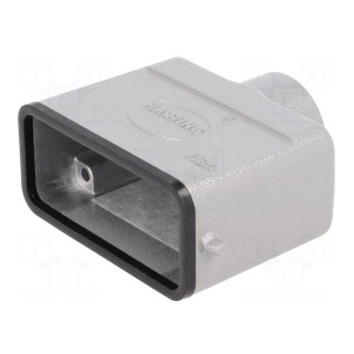 Enclosure: for Han connectors | Han | size 10A | for cable | straight