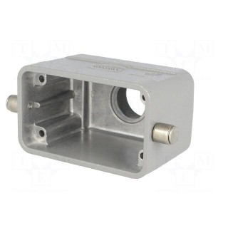 Enclosure: for Han connectors | Han | size 10B | for cable | straight